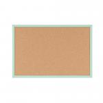 Bi-Office Pastel Cork Noticeboard Green Frame 60x40cm MC030011971 BQ01972