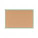 Pastel Cork Noticeboard Green 60x40