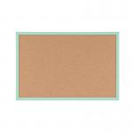 Bi-Office Pastel Cork Noticeboard Green Frame 60x40cm MC030011971 BQ01972