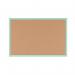 Bi-Office Pastel Cork Noticeboard Green Frame 600x400mm MC030011971 BQ01972