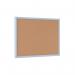 Bi-Office Pastel Cork Noticeboard Blue Frame 600x400mm MC030011981 BQ01973