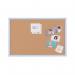 Bi-Office Pastel Cork Noticeboard Blue Frame 600x400mm MC030011981 BQ01973