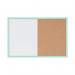 Bi-Office Pastel Magnetic Cork Combination Board Green Frame 60x40cm MX03106971 BQ02036