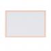 Bi-Office Pastel Non-Magnetic Whiteboard Salmon Frame 60x40cm MP03001991 BQ03006