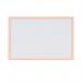 Bi-Office Pastel Non-Magnetic Whiteboard Salmon Frame 60x40cm MP03001991 BQ03006