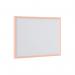 Bi-Office Pastel Non-Magnetic Whiteboard Salmon Frame 60x40cm MP03001991 BQ03006