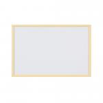 Bi-Office Pastel Non-Magnetic Whiteboard Yellow Frame 60x40cm MP03001961 BQ03196