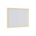 Bi-Office Pastel Non-Magnetic Whiteboard Yellow Frame 60x40cm MP03001961 BQ03196