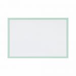 Bi-Office Pastel Non-Magnetic Whiteboard Green Frame 60x40cm MP03001971 BQ03197