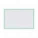 Bi-Office Pastel Non-Magnetic Whiteboard Green Frame 60x40cm MP03001971 BQ03197