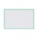 Bi-Office Pastel Non-Magnetic Whiteboard Green Frame 60x40cm MP03001971 BQ03197