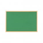 Earth Executive Felt Noticeboard 90x60cm Green Oak MDF Frame FB0744239 BQ04007