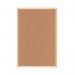 Bi-Office Double-Sided Board Cork Red Felt Pine Frame 60x40cm FB0310010 BQ04031