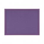 Bi-Office Essentials Purple Fabric Noticeboard Purple Frame 60x45cm FB0469418 BQ04047