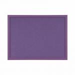 Bi-Office Essentials Purple Fabric Noticeboard Purple Frame 60x45cm FB0469418 BQ04047