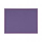 Bi-Office Essentials Purple Fabric Noticeboard Purple Frame 60x45cm FB0469418 BQ04047