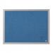 Blue Fabric Noticeboard Pearl 60x45