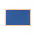 Earth Prime Felt Noticeboard 120x120cm Blue Oak MDF Frame FB6543233 BQ04127