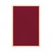 Bi-Office Earth Prime Felt Notice Board Oak MDF Frame Burgundy 120x90cm FB1433239 BQ04148
