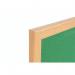 Bi-Office Earth Prime Felt Notice Board Oak MDF Frame Green 180x120cm FB8544233 BQ04233