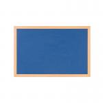 Bi-Office Earth Felt Notice Board 900x600mm Blue RFB0743233 BQ04348