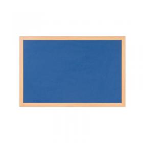 Bi-Office Earth Felt Notice Board 900x600mm Blue RFB0743233 BQ04348