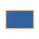 Bi-Office Earth Felt Notice Board 900x600mm Blue RFB0743233 BQ04348