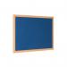 Bi-Office Earth Felt Notice Board 900x600mm Blue RFB0743233 BQ04348