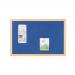 Bi-Office Earth Felt Notice Board 900x600mm Blue RFB0743233 BQ04348