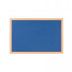 Bi-Office Earth Felt Notice Board 1200x900mm Blue RFB1443233 BQ04349