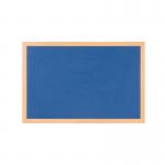 Bi-Office Earth Felt Notice Board 1200x900mm Blue RFB1443233 BQ04349
