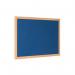 Bi-Office Earth Felt Notice Board 1200x900mm Blue RFB1443233 BQ04349