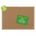Bi-Office Earth-it Felt Notice Board 1800x1200mm Blue RFB8543233 BQ04351