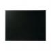 The image shows a black Bi-Office noticeboard with a soft touch surface, measuring 900x600mm. The sleek design and durable construction create a professional and functional board for displaying important information.