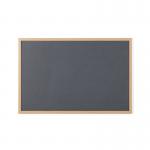 Earth Executive Felt Noticeboard 90x60cm Grey Oak MDF Frame FB0742239 BQ04422