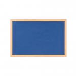 Earth Prime Felt Noticeboard 180x120cm Blue Oak MDF Frame FB8543233 BQ04432