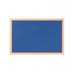 Earth Prime Felt Noticeboard 180x120cm Blue Oak MDF Frame FB8543233 BQ04432