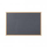 Earth Executive Felt Noticeboard 120x90cm Grey Oak MDF Frame FB1442239 BQ04442