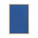 Bi-Office Earth Executive Felt Notice Board Oak MDF Frame Blue 150x120cm FB5143239 BQ04514