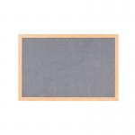 Earth Prime Felt Noticeboard 180x120cm Grey Oak MDF Frame FB8542233 BQ04542