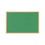 Earth Executive Felt Noticeboard 180x120cm Green Oak MDF Frame FB8544239 BQ04544