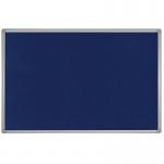 Bi-Office Maya Felt Noticeboard Plastic Frame 180x120cm Blue FB8543186 BQ04548