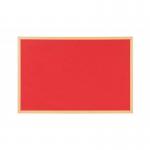 Earth Executive Felt Noticeboard 120x120cm Red Oak MDF Frame FB6546239 BQ04629