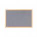 Earth Prime Felt Noticeboard 240x120cm Grey Oak MDF Frame FB8642233 BQ04642