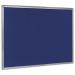 Bi-Office Maya Felt Noticeboard Plastic Frame 240x120cm Blue FB8643186 BQ04648