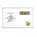 Bi-Office Maya Non-Magnetic Drywipe Whiteboard 600x450mm MA0212170 BQ04665