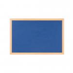 Earth Prime Felt Noticeboard 240x120cm Blue Oak MDF Frame FB8643233 BQ04864