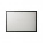 Bi-Office Black Shadow Silver Finish Magnetic Board Black Frame 90x60cm MM07100169 BQ05071