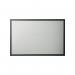 Bi-Office Black Shadow Silver Finish Magnetic Board Black Frame 90x60cm mm07100169 BQ05071