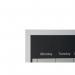 Bi-Office Magnetic Weekly Silver Finish Planner Grey Frame 60x40cm mm03108529 BQ05085